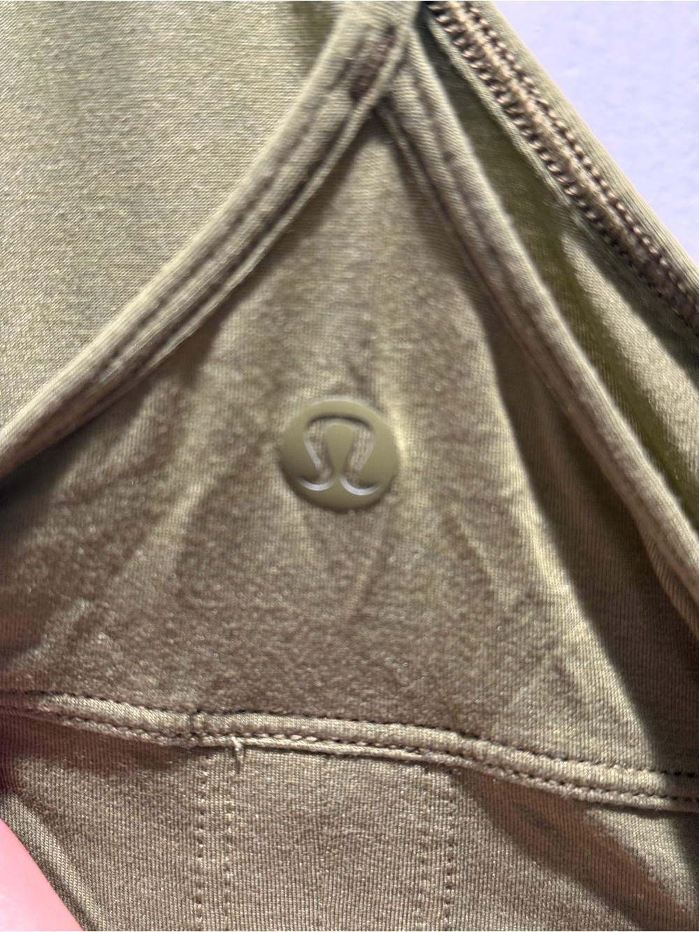 lululemon athletica Olive Green Draped Tie-Back Tank - Picture 7 of 7